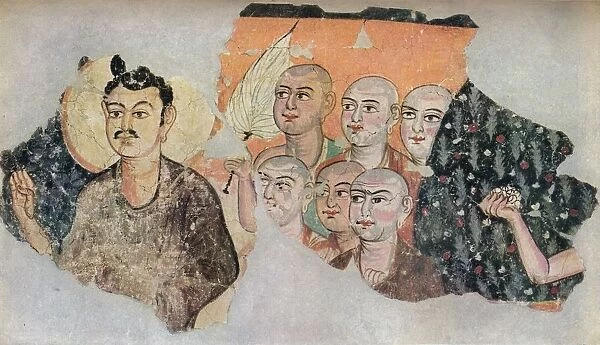 Wallpainting recovered from a ruined shrine at Miran, c300