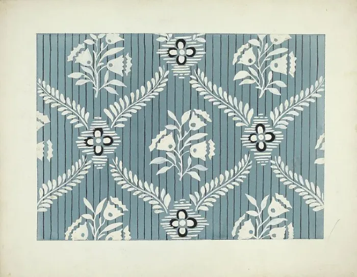 Framed Print : Wallpaper, 1935 / 1942. Creator: Joseph L. Boyd Framed Print : Wallpaper, 1935 / 1942. Creator: Joseph L. Boyd