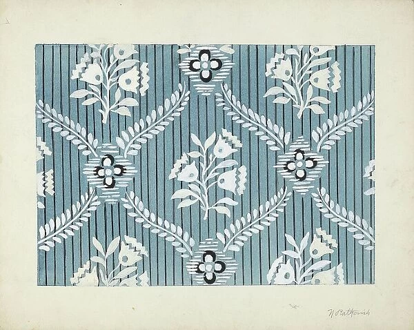 Wallpaper, 1935 / 1942. Creator: N. Rathovich