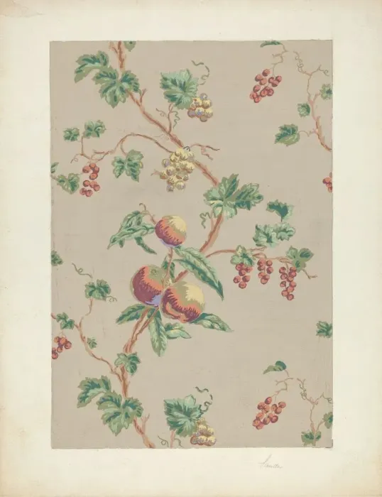 Framed Print : Wallpaper, 1935 / 1942. Creator: Selma Sandler Framed Print : Wallpaper, 1935 / 1942. Creator: Selma Sandler