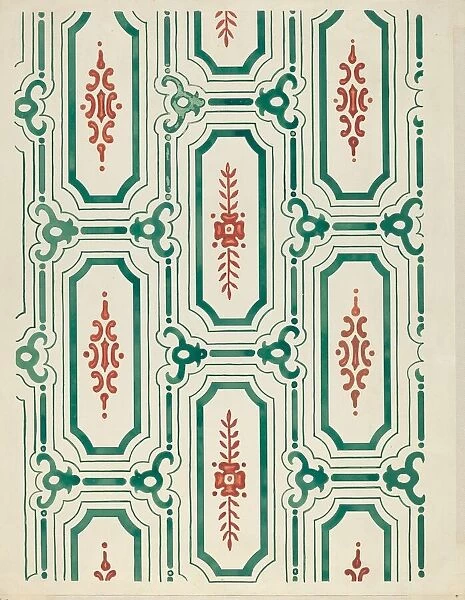 Wallpaper, 1935 / 1942. Creator: Unknown