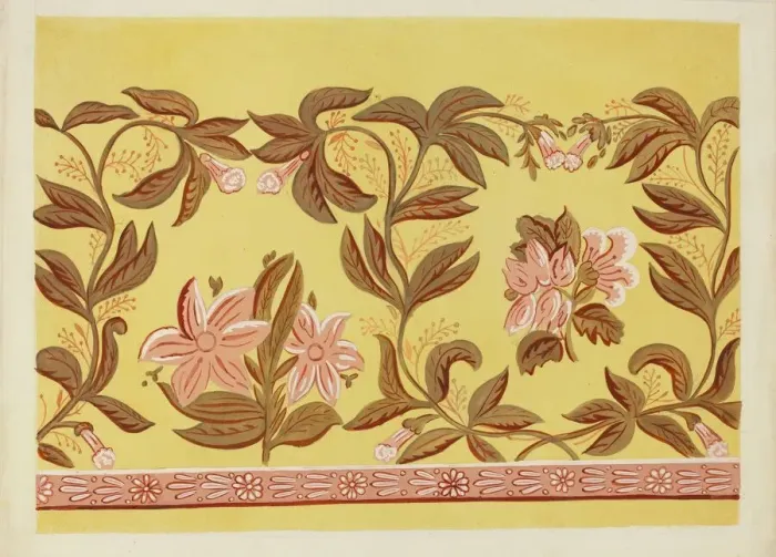 Framed Print : Wallpaper Border, 1935 / 1942. Creator: Lee Hager Framed Print : Wallpaper Border, 1935 / 1942. Creator: Lee Hager