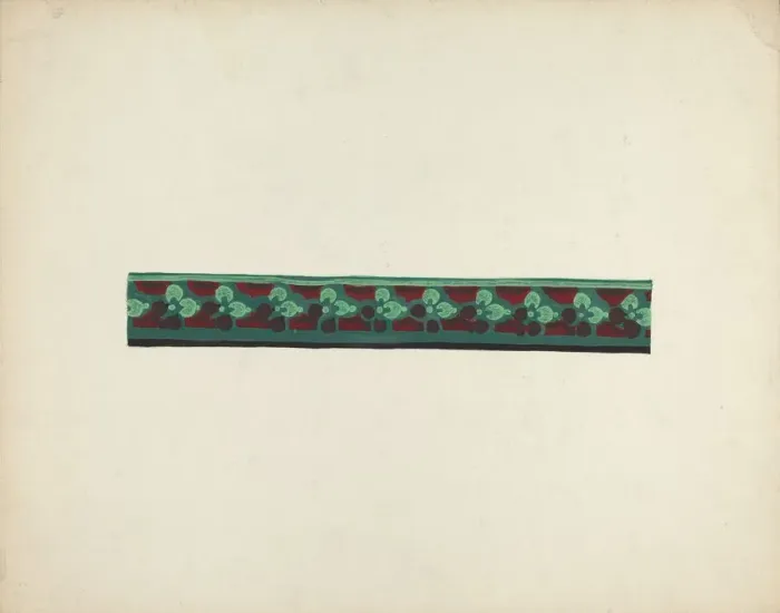 Framed Print : Wallpaper Border, c. 1939. Creator: Paul Farkas Framed Print : Wallpaper Border, c. 1939. Creator: Paul Farkas
