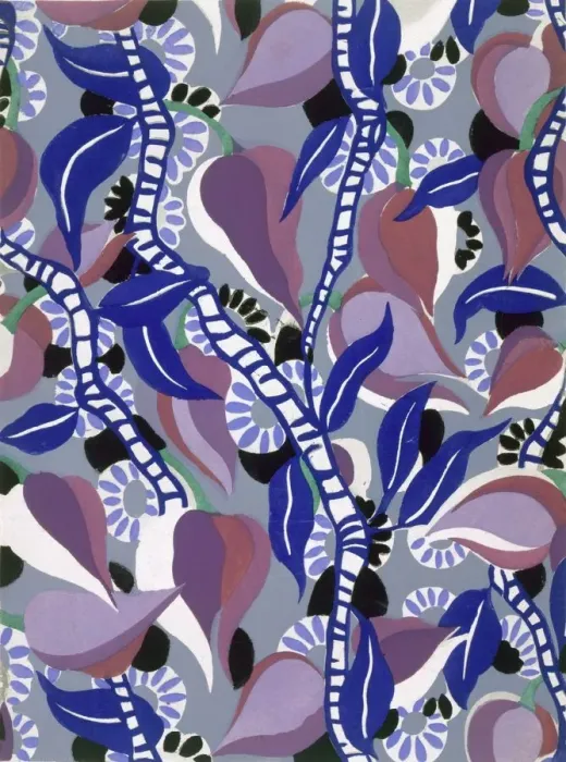 Framed Print : Wallpaper design by Maison Martine, pub. 1930. Creator: French School (20th Century) Framed Print : Wallpaper design by Maison Martine, pub. 1930. Creator: French School (20th Century)