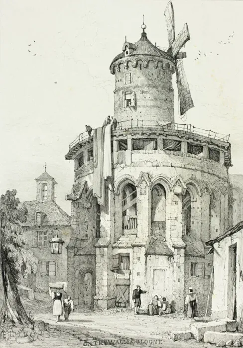 Framed Print : On the Walls, Cologne, 1833. Creator: Samuel Prout Framed Print : On the Walls, Cologne, 1833. Creator: Samuel Prout
