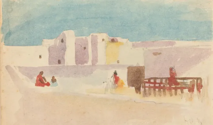 Framed Print : Walls of a North African City. Creator: Hercules Brabazon Brabazon