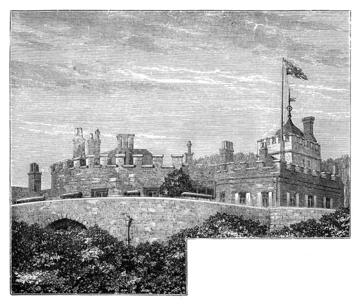 Framed Print : Walmer Castle, Kent, c1888 Framed Print : Walmer Castle, Kent, c1888