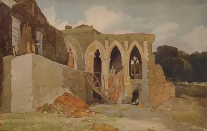 Framed Print : Walsingham Abbey, 1923. Artist: John Sell Cotman Framed Print : Walsingham Abbey, 1923. Artist: John Sell Cotman