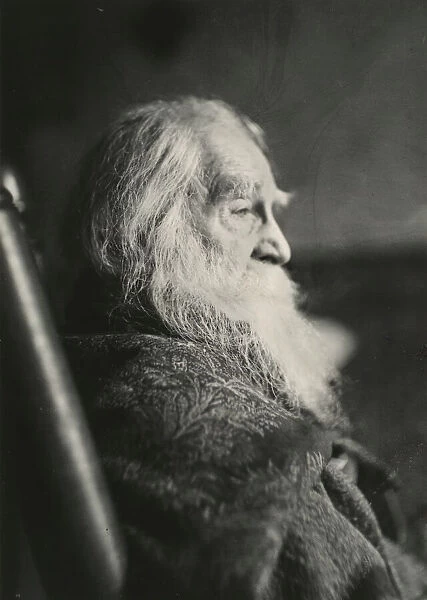 Walt Whitman in Camden, N.J. c. 1891. Creator: Thomas Eakins