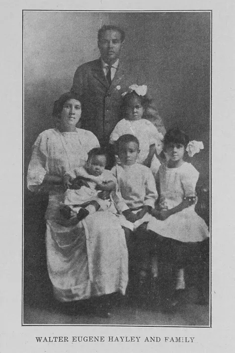 Framed Print : Walter Eugene Hayley and family, 1917-1923. Creator: Unknown Framed Print : Walter Eugene Hayley and family, 1917-1923. Creator: Unknown