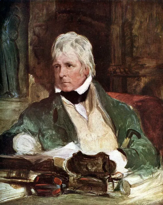 Framed Print : Walter Scott, (1923). Artist: Edwin Henry Landseer Framed Print : Walter Scott, (1923). Artist: Edwin Henry Landseer