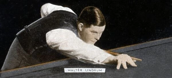 Walter Wally Lindrum, World Billiards champion, 1935