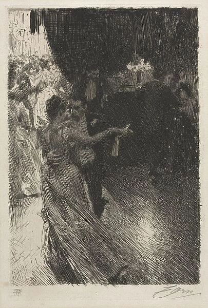 The Waltz, 1891. Creator: Anders Zorn (Swedish, 1860-1920)
