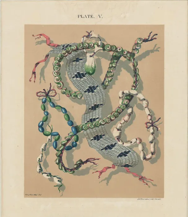 Framed Print : Wampum. Creator: Rosenthal, Max (1833-1918) Framed Print : Wampum. Creator: Rosenthal, Max (1833-1918)