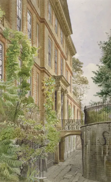Framed Print : Wandsworth Manor House, St Johns Hill, Wandsworth, London, 1887. Artist: John Crowther Framed Print : Wandsworth Manor House, St Johns Hill, Wandsworth, London, 1887. Artist: John Crowther