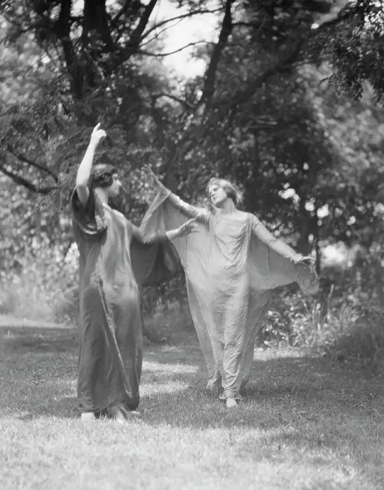 Framed Print : Wanger, Beatrice, Miss, and Miss Solveig Hornbeck, 1921 June 21. Creator: Arnold Genthe Framed Print : Wanger, Beatrice, Miss, and Miss Solveig Hornbeck, 1921 June 21. Creator: Arnold Genthe