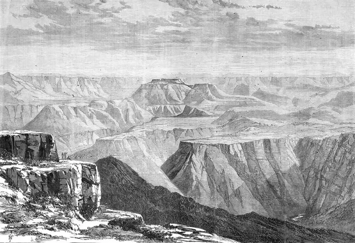 Framed Print : The War in Abyssinia: Magdala, from the Dalanta Plain, 1868. Creator: Unknown Framed Print : The War in Abyssinia: Magdala, from the Dalanta Plain, 1868. Creator: Unknown