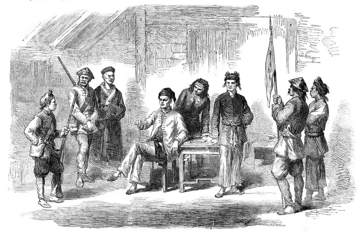 Framed Print : The War in China - Chinese Rebels, 1857. Creator: Unknown Framed Print : The War in China - Chinese Rebels, 1857. Creator: Unknown