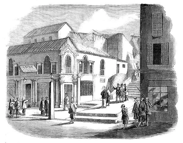 The War in China - Shop of the Chinese Baker, Esing (Alum), at Victoria, Hong-Kong, 1857. Creator: Marciano Antonio Baptista