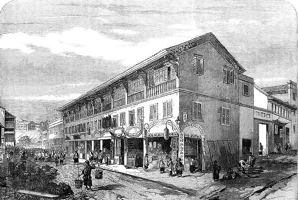 The War in China - Victoria Hong-Kong: Queen's-Road West, 1857. Creator: Unknown