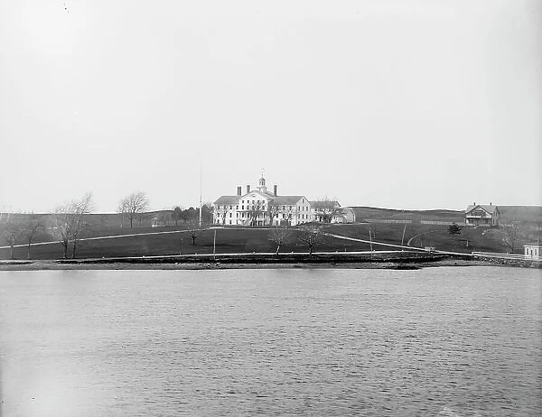 War College, Coasters Harbor, Newport, between 1890 and 1901. Creator: Unknown