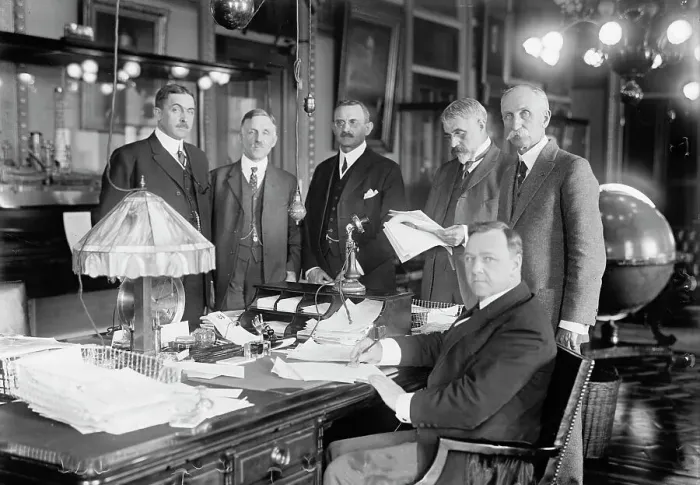 Framed Print : War Council, 1917. Creator: Harris & Ewing. War Council, 1917. Creator: Harris & Ewing Framed Print : War Council, 1917. Creator: Harris & Ewing. War Council, 1917. Creator: Harris & Ewing