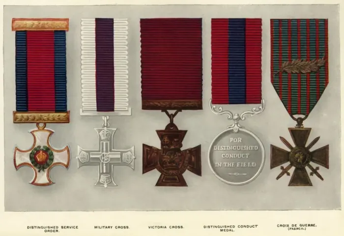 Framed Print : War Decorations, (1919). Creator: Unknown