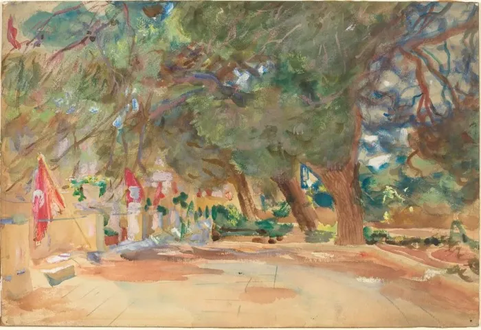 Framed Print : A War Memorial, 1918. Creator: John Singer Sargent Framed Print : A War Memorial, 1918. Creator: John Singer Sargent
