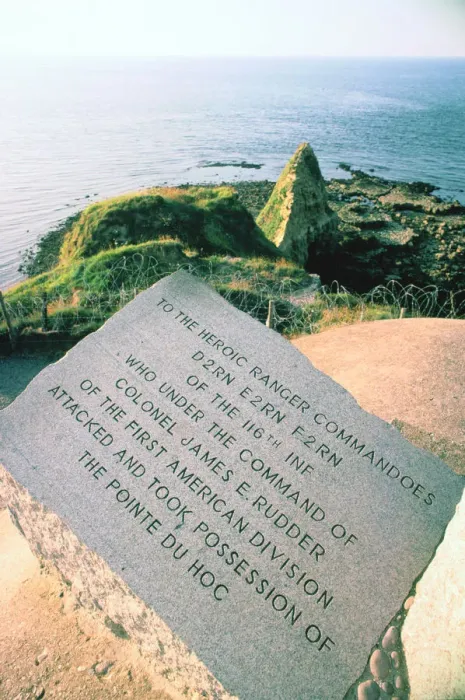 Framed Print : War memorial at the Pointe du Hoc near Omaha Beach, Normandy, France Framed Print : War memorial at the Pointe du Hoc near Omaha Beach, Normandy, France