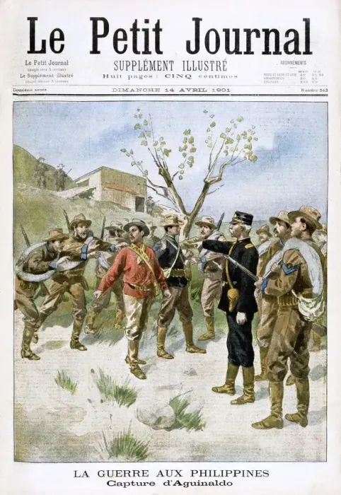 Framed Print : War in the Philippines, Capture d Aguinaldo, 1901 Framed Print : War in the Philippines, Capture d Aguinaldo, 1901