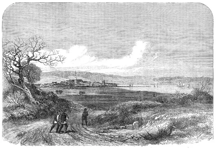 Framed Print : The War in Schleswig: Apenrade, lately the Austrian head-quarters, 1864. Creator: Unknown Framed Print : The War in Schleswig: Apenrade, lately the Austrian head-quarters, 1864. Creator: Unknown