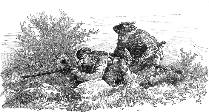 Framed Print : The War in the Transvaal: a Boer outpost, 1881. Creator: Unknown Framed Print : The War in the Transvaal: a Boer outpost, 1881. Creator: Unknown