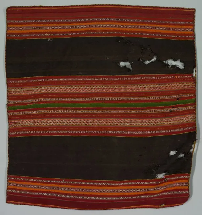 Framed Print : Warp Patterned Cloth, late 1800s. Creator: Unknown Framed Print : Warp Patterned Cloth, late 1800s. Creator: Unknown