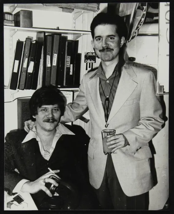 Framed Print : Warren Vache and Scott Hamilton at the Pizza Express, London, 16 February, 1979. Artist Framed Print : Warren Vache and Scott Hamilton at the Pizza Express, London, 16 February, 1979. Artist