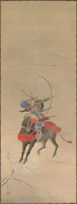 Framed Print : Warrior mounted on a Horse, 1700s-1800s. Creator: Unknown Framed Print : Warrior mounted on a Horse, 1700s-1800s. Creator: Unknown
