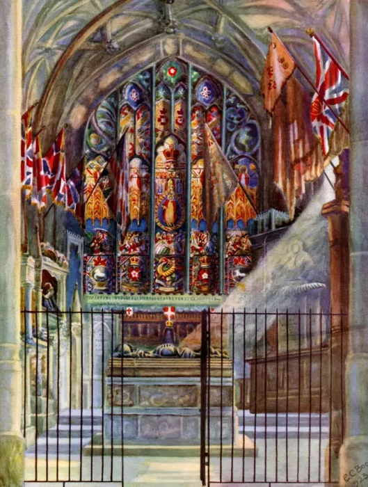 Framed Print : The Warriors Chapel, Canterbury Cathedral, Kent, 1924-1926. Artist: EC Boon Framed Print : The Warriors Chapel, Canterbury Cathedral, Kent, 1924-1926. Artist: EC Boon