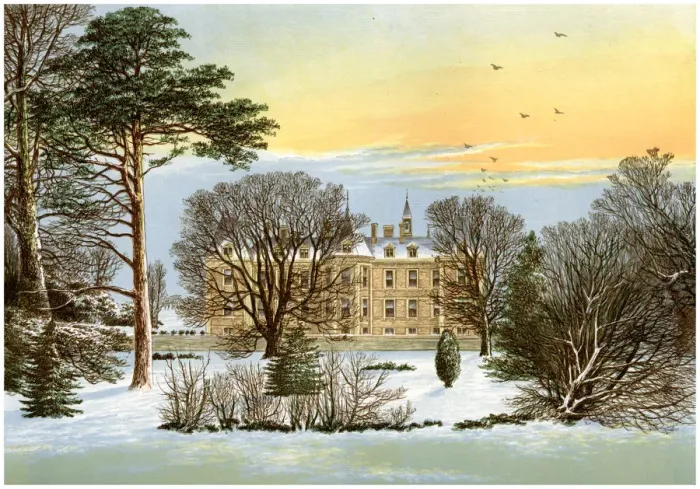 Framed Print : Warter Priory, near Pocklington, Yorkshire, home of the Wilson family, c1880 Framed Print : Warter Priory, near Pocklington, Yorkshire, home of the Wilson family, c1880