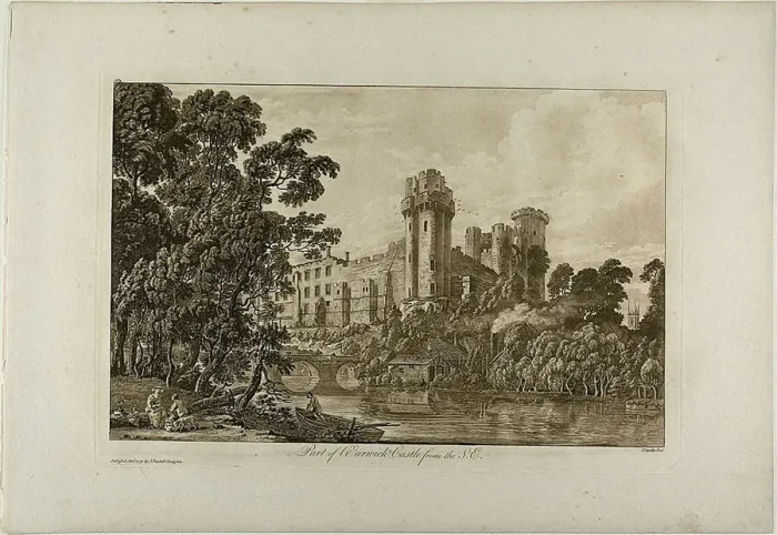 Framed Print : Part of Warwick Castel from the Southeast, plate 4, January 1776. Creator: Paul Sandby Framed Print : Part of Warwick Castel from the Southeast, plate 4, January 1776. Creator: Paul Sandby