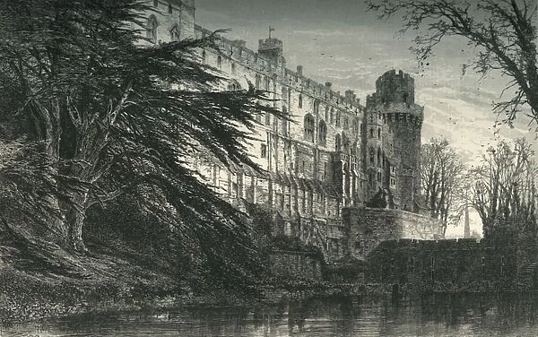 Warwick Castle, from the West, c1870