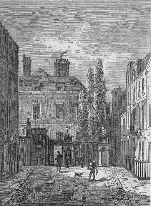 Framed Print : Warwick House, Westminster, London, c1810 (1878) Framed Print : Warwick House, Westminster, London, c1810 (1878)