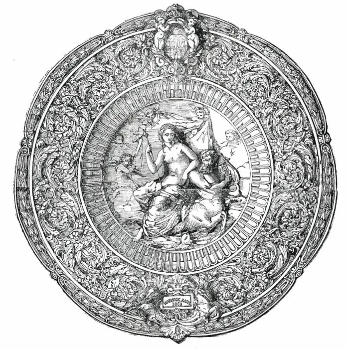 Framed Print : The Warwick Race Plate, 1850. Creator: Unknown Framed Print : The Warwick Race Plate, 1850. Creator: Unknown