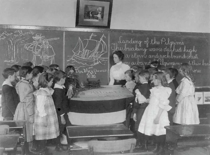 Framed Print : Wash. D.C. public school (1st Division) classroom scene, ca. 1899, (c1899?). Creator: Frances Benjamin Johnston Framed Print : Wash. D.C. public school (1st Division) classroom scene, ca. 1899, (c1899?). Creator: Frances Benjamin Johnston
