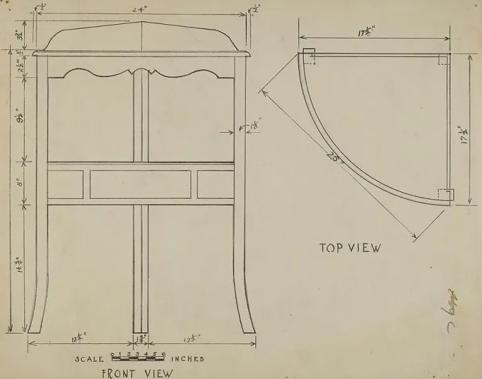 Framed Print : Wash Stand, 1935 / 1942. Creator: Unknown