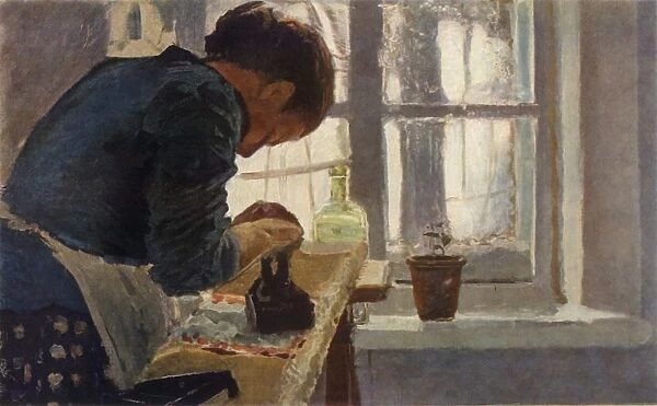 The Washerwoman, late 19th century, (1965). Creator: Elena Dmitrievna Polenova
