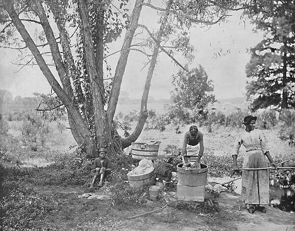 Washerwomen, El Paso, Texas, c1897. Creator: Unknown