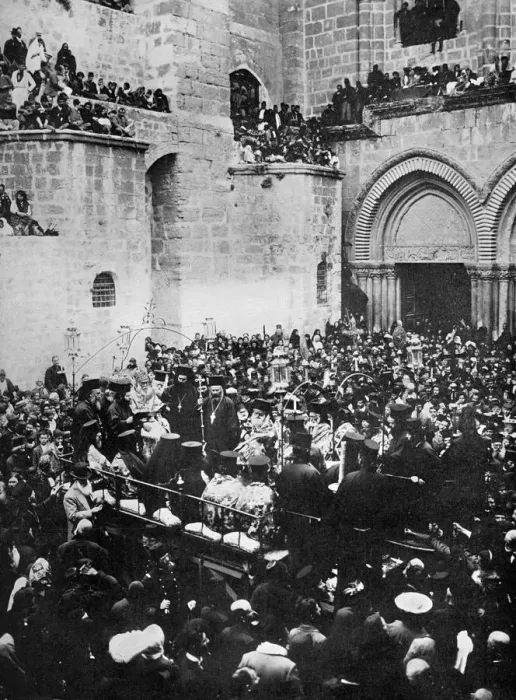 Framed Print : The Washing of the Feet, Church of the Holy Sepulchre, Jerusalem. Artist: The American Colony Framed Print : The Washing of the Feet, Church of the Holy Sepulchre, Jerusalem. Artist: The American Colony