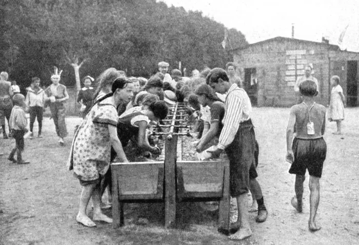 Framed Print : Washing-up at a juvenile summer holiday camp, Germany, 1922. Artist: Otto Haeckel Framed Print : Washing-up at a juvenile summer holiday camp, Germany, 1922. Artist: Otto Haeckel