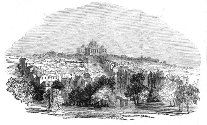 Framed Print : Washington - The Capitol, 1844. Creator: Unknown Framed Print : Washington - The Capitol, 1844. Creator: Unknown