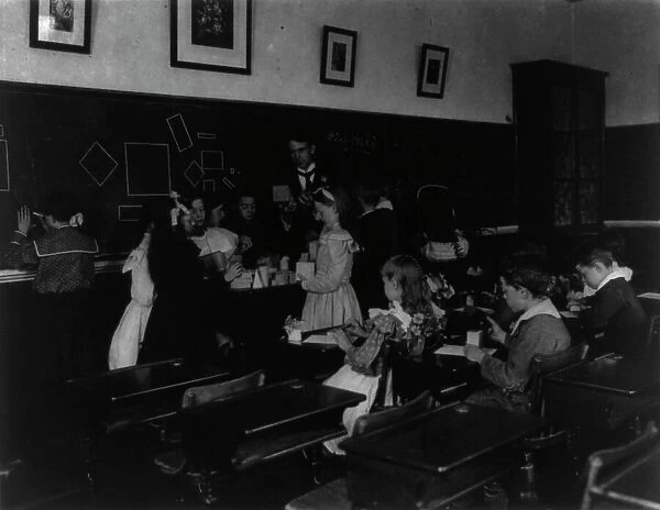 Washington, D.C. Public Schools - classroom scenes and school activities, (1899?). Creator: Frances Benjamin Johnston