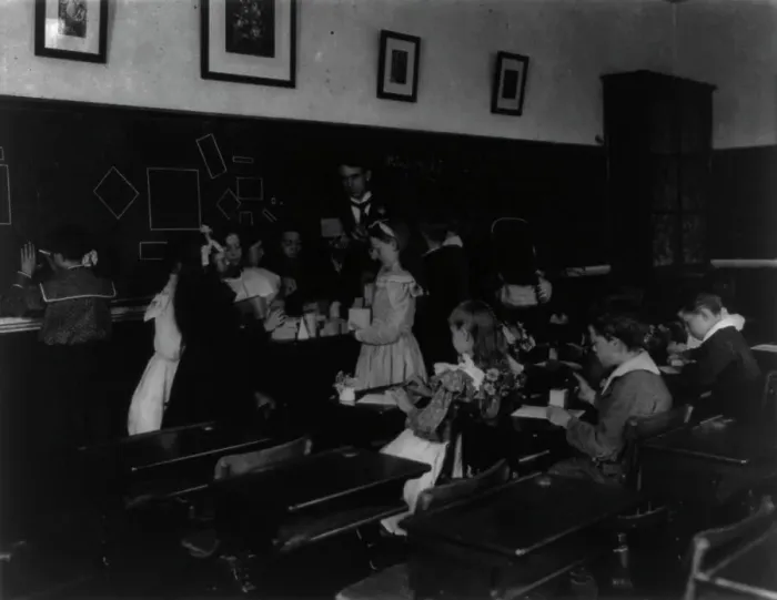 Framed Print : Washington, D.C. Public Schools - classroom scenes and school activities, (1899?). Creator: Frances Benjamin Johnston Framed Print : Washington, D.C. Public Schools - classroom scenes and school activities, (1899?). Creator: Frances Benjamin Johnston